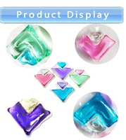 Capsules de lessive Polyva, capsules de détergent liquide, solubles dans l'eau, emballage personnalisé, en vrac, OEM
