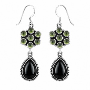 Orecchini pendenti da donna con frange a goccia d'acqua in stile retrò, adatti per l'uso quotidiano e per le feste. - Product Image 4