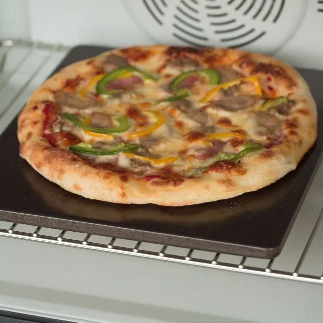 Offre spéciale en stock Pierre à pizza pour barbecue Promotion de pierre à pizza en cordiérite à prix réduit Pierre à pizza pour four et grill en vente