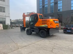 Excavadora de ruedas Develon DX125W de 12.3 toneladas, excavadora de ruedas de tránsito rápido para construcción de carreteras municipales, tuberías y paisajismo. - Product Image 1