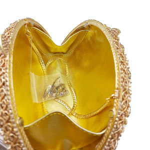 Bolso de mano con diamantes de imitación para mujer, bolso de noche brillante para fiesta, boda, cóctel, graduación - Product Image 6