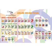 Ensemble de Mahjong Américain Personnalisé Sur Mesure X Corey Paige Color Crush Set - Blanc Nacré 160 tuiles de Mahjong en Acrylique Écologiques