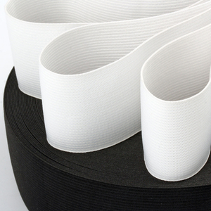 <span class=keywords><strong>1</strong></span> Inch Dệt Kim Polyester Dệt Ban Nhạc Đàn Hồi Băng 4Cm Dày Thêu Kỹ Thuật Spandex Chất Liệu Giày Oeko-Tex Chứng Nhận Logo - Product Image 3