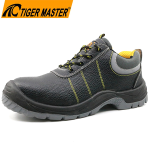 <span class=keywords><strong>Chaussures</strong></span> <span class=keywords><strong>de</strong></span> sécurité industrielles en cuir noir, coupe basse, antidérapantes, résistantes à l'huile et à l'eau, antistatiques, avec embout en acier et protection anti-perforation - Product Image 1
