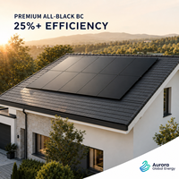 Panneau solaire monocristallin BC à haute efficacité 550-660W pour les projets commerciaux, industriels et utilitaires
