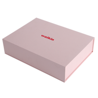 WALKIN Vente en gros Emballage postal avec logo personnalisé Petite boîte en carton pliable Boîte d'emballage blanche Boîte de papier carton ondulé