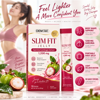 OEM Slim Fit Jelly Garcinia Cambogia Extract Stick Plant-Based Body Shape Support Wellness Chlorophyll Liquid Drops