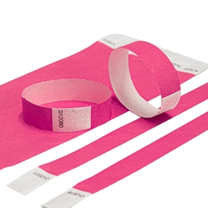 Bracelet Tyvek imprimable à jet d'encre couleur unie bon marché Bracelets en papier Tyvek étanche pour événements - Product Image 5