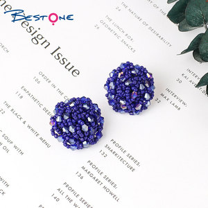 Bestone Cute Sexy <strong>Hawaiian</strong> <strong>Jewelry</strong> Earrings Colorful <strong>Seed</strong> Beads Stud Earring for Girls - Product Image 4