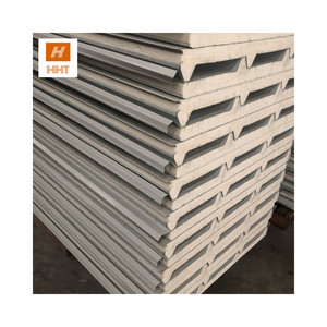 HHTP0004 en mousse <span class=keywords><strong>de</strong></span> polyuréthane pu panneau sandwich en <span class=keywords><strong>laine</strong></span> <span class=keywords><strong>de</strong></span> <span class=keywords><strong>verre</strong></span> isolé <span class=keywords><strong>de</strong></span> bâtiment <span class=keywords><strong>de</strong></span> matériel utilisé pour le toit - Product Image 5