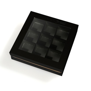 Có Thể Tái Chế 4 6 Pcs Tùy Chỉnh Mini Sô Cô La Hộp Quà Tặng Sang Trọng Hiển Thị Trong Suốt Nắp Rỗng Sô Cô La Hộp Với Ngăn - Product Image 6