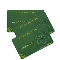 Tarjeta de Energía Cuántica para el Cuidado de la Salud Tarjeta de Bioenergía de Iones Negativos con Chip de Terahercios y Logo Personalizado