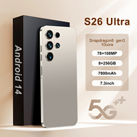 Oferta 2025: Smartphone S26 Ultra, Octa-core Mtk, 16gb RAM+1tb ROM, Cámara Dual de 48mp, Pantalla AMOLED de 7.3'', Español/Francés/Alemán