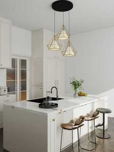 Mobile da Cucina Moderno ed Ecologico con Isola e Piano in Quarzo, Personalizzabile <span class=keywords><strong>per</strong></span> Cucine Compatte e Appartamenti - Product Image 6