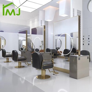 Salon de beauté Coiffeur Miroir LED sur pied Miroir mural double face pleine longueur - Product Image 5