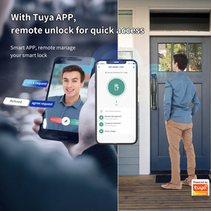 Khóa Cửa Video An Ninh Mật Khẩu Ảo Vân Tay Thông Minh Báo Động Kỹ Thuật Số Thông Minh Vân Tay Sinh Trắc Học - Product Image 4