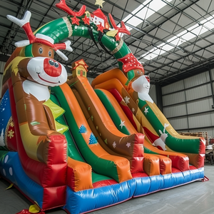 Casa Inflable Navideña para Fiestas, Castillo Hinchable para Niños, Casa de Brinco Inflable Comercial - Product Image 2