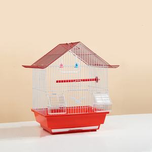 กรงนกขนาดเล็กและกลางแบบพกพาสำหรับกลางแจ้ง กรงนกแก้วสุดหรูสำหรับชม กรงเพาะพันธุ์สัตว์เลี้ยง กรงนกกรัคเคิลเสริมความแข็งแรง - Product Image 4