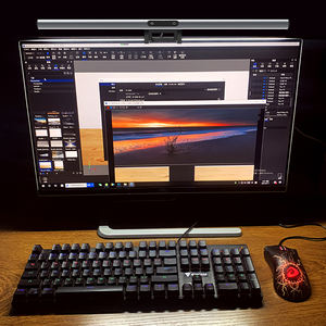 Lampe de moniteur LED pour ordinateur portable, à suspendre, pour bureau à domicile, gain de place, protection des yeux, contrôle tactile, intensité réglable, barre lumineuse pour écran de moniteur - Product Image 4