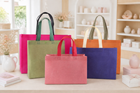 Sac de courses réutilisable en PP tissé, grande capacité, pour supermarché, usage quotidien, imperméable, durable, léger, logo personnalisé