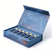 Boîte à flacons de peptides en papier kraft de haute qualité, emballage cadeau magnétique pour flacons de 3 ml et 10 ml