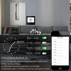 Contrôleur de température programmable WiFi, thermostat intelligent numérique pour la maison - Product Image 5