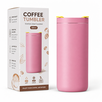 Thermos isotherme en acier inoxydable de 380 ml, design moderne, personnalisable avec logo, couleurs variées, cadeau d'affaires, tasse à café, gobelet, 12-24 heures, anti-fuite