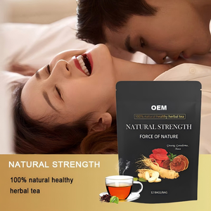 Tisane aux herbes pour hommes OEM avec Ginseng, Maca, Ganoderma – Soutien naturel pour l'énergie et la vitalité – 12 sachets - Product Image 3