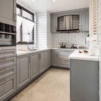 Meubles de cuisine modernes à prix abordable, design pur ou grain de bois, pour appartement
