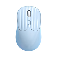 M278 Mouse Komputer Ergonomis Nirkabel 2.4GHz Optik, Tombol Bertekstur Anti Selip, Baterai 1 AA, OEM ODM