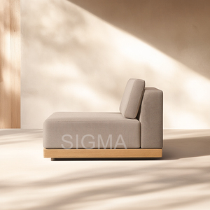 Sang trọng vườn sofa Set Gỗ Tếch ngoài trời đồ nội thất sofa Set <span class=keywords><strong>Patio</strong></span> hiện đại - Product Image 5