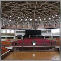 Structure en acier sur mesure pour toit de stade, treillis spatial, grande portée, sans colonnes, pour bâtiment de tribune avec auvent