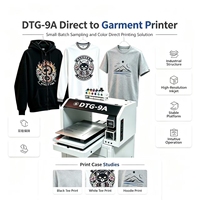Machine d'impression de t-shirts DTG, imprimante textile directe, système d'encre pigmentée multicolore pour les entreprises de vêtements