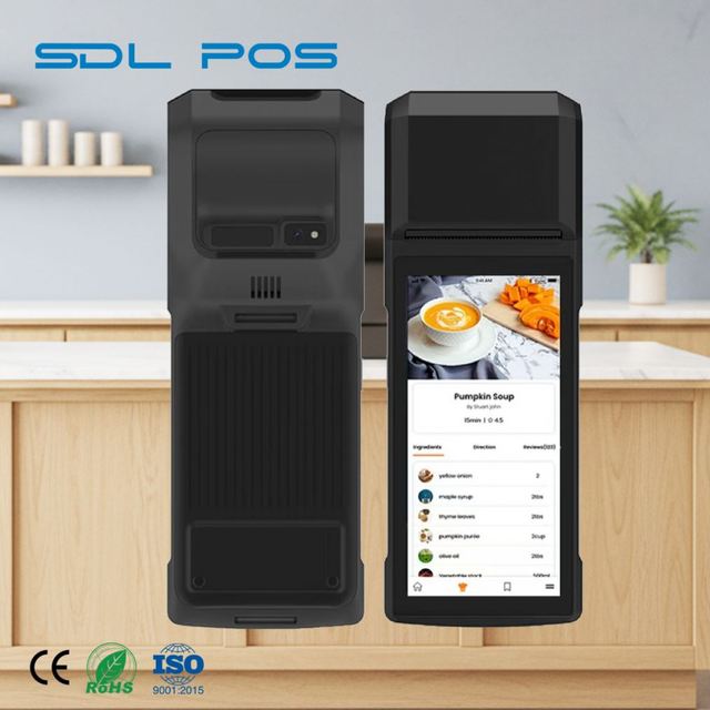 5.5 Inch Hd+ Handheld Payment Wireless Pos Terminal With Printer Event & Exhibition Clear Hd Display Sdlpos