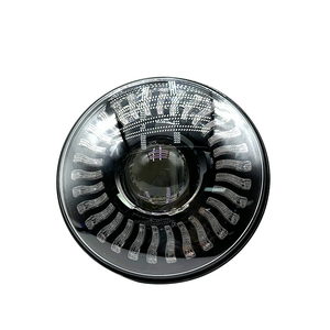 ไฟหน้า LED RGB แบบปรับได้ ADT Chasing ขนาด 7 นิ้ว 9 นิ้ว ควบคุมผ่านแอพ กันน้ำ โปรเจคเตอร์กระจก ไฟหน้า LED RGB - Product Image 5