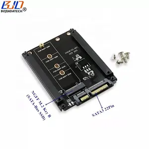 SATA22PinからM.2 NGFFBキーSSDアダプターカード6Gbps用2230 2242 2260 2280 2.5 "SATA-BUS SSD