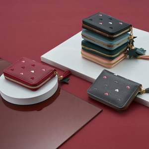 กระเป๋าหนัง PU ผู้หญิงแบบสั้นสไตล์เกาหลี น่ารัก กระเป๋าใส่เหรียญผู้หญิงอเนกประสงค์ กระเป๋าพับได้ รุ่น Z0890 - Product Image 3