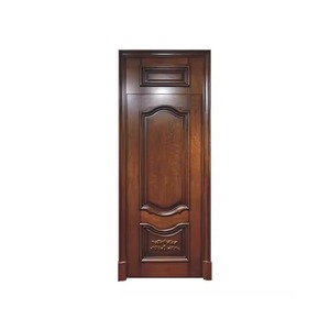 Puerta Interior de Madera Maciza Estilo Moderno Francés, Juego Completo de WPC, Diseño Retro Personalizado, Impermeable, Apertura Plana, Interruptor Manual - Product Image 4