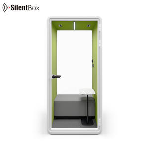 Pods de silence mobiles cabine d'appel téléphonique de bureau personnalisée multi-style cabine de confidentialité pour une personne - Product Image 2