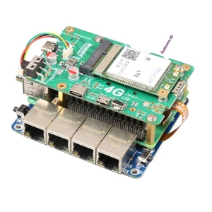 Placa de Desenvolvimento MPRG4 para <span class=keywords><strong>Raspberry</strong></span> <span class=keywords><strong>Pi</strong></span> 5: Roteador Ethernet Gigabit de <span class=keywords><strong>4</strong></span> Portas PCIe Plug-and-Play, Pacote Completo sem Necessidade de Drivers - Product Image 1