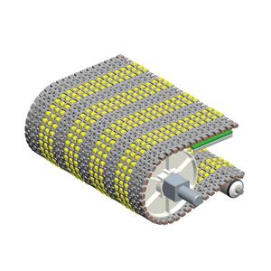 Içecek endüstrisi için Hongsbelt plastik zincir modüler konveyör bant birbirine konveyör bant - Product Image 3