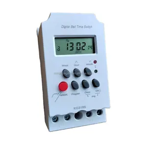 230VAC Automatic Programmable school bell timer KG318S