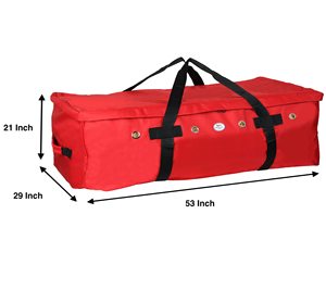 Échantillon gratuit Sac de stockage de balles de foin extra large et résistant en tissu nylon 1200d léger pliable portable Vente directe d'usine - Product Image 6