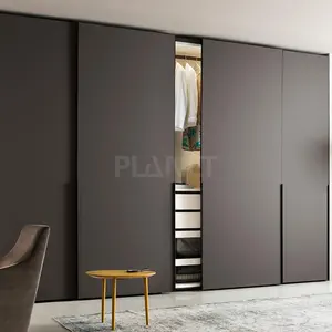 Guardaroba Personalizzato per Camera da Letto <span class=keywords><strong>con</strong></span> <span class=keywords><strong>Ante</strong></span> <span class=keywords><strong>Scorrevoli</strong></span> in MDF e Compensato <span class=keywords><strong>con</strong></span> <span class=keywords><strong>Specchio</strong></span> - Product Image 1