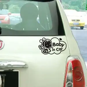 13cm * 22cm bebé en coche bebé <span class=keywords><strong>a</strong></span> <span class=keywords><strong>bordo</strong></span> calcomaní<span class=keywords><strong>a</strong></span> motocicleta divertido camión hueco pegatina ventana - Product Image 6