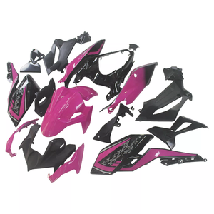 Kit de Carenado de Inyección para <span class=keywords><strong>Kawasaki</strong></span> Z400 2018 2019 2020, <span class=keywords><strong>ABS</strong></span> Rosa y Negro - Product Image 1