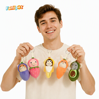 Pluche fruit-hanger met PP katoenen vulling, aanpasbaar voor kinderen, milieuvriendelijk, 11-30cm hoog