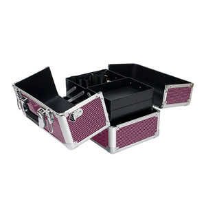 Makeup Artist Organizer Beauty <strong>Case</strong> Luxurious Appearance Makeup <strong>Travel</strong> <strong>case</strong> Glittery Customizable Vanity Cosmetic <strong>Case</strong> - Product Image 4