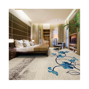 HENGJIU, alfombras de piso de nuevo diseño, alfombras de pared a pared con patrón floral barato para el hogar - Product Image 1