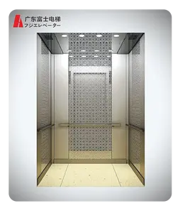 VVVF ขับรถ ลิฟต์โรงแรม ลิฟต์อาคารสํานักงาน ลิฟต์โดยสาร 400Kg ลิฟต์โดยสาร
